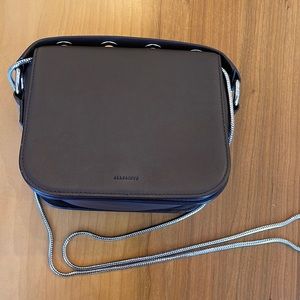 AllSaints brown leather Crossbody